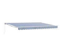 Awning Frame Polyester with PU coating Retractable Outdoor Shelter Use vidaXL