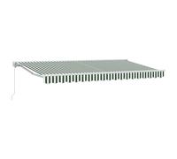 Awning Frame Polyester with PU coating Retractable Outdoor Shelter Use vidaXL