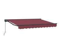 Awning Frame Polyester with PU coating Retractable Outdoor Shelter Use vidaXL