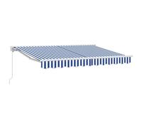 vidaXL Awning Frame Yellow and White 250 x 200 cm