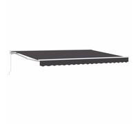 Awning Frame Polyester with PU coating Retractable Outdoor Shelter Use vidaXL