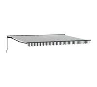 Awning Frame Polyester with PU coating Retractable Outdoor Shelter Use vidaXL