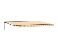 Awning Frame Polyester with PU coating Retractable Outdoor Shelter Use vidaXL