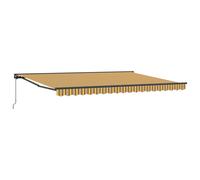 Awning Frame Polyester with PU coating Retractable Outdoor Shelter Use vidaXL