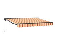 Awning Frame Polyester with PU coating Retractable Outdoor Shelter Use vidaXL