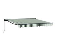 vidaXL Awning Frame Green and White 300 x 250 cm
