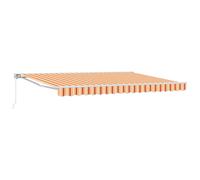 Awning Frame Polyester with PU coating Retractable Outdoor Shelter Use vidaXL