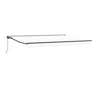 Awning Frame Polyester with PU coating Retractable Outdoor Shelter Use vidaXL