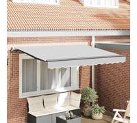 Awning Frame Retractable Metal Outdoor Shade Garden Terrace Modern vidaXL