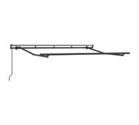 vidaXL Awning Frame Retractable Manual White 3 x 2 m Metal