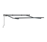 vidaXL Awning Frame Retractable Manual Anthracite 2.5 x 2 m Metal