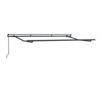 vidaXL Awning Frame Retractable Manual Anthracite 3.5 x 2 m Metal