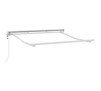 Awning Frame Retractable Powder-coated steel and aluminium Terrace vidaXL