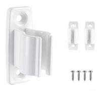 Awning Pole Brackets for RV for Caravan - 2 Pack Winding Handle Storage Clips with Screws - ABS Wall Mount Bracket for Manual Winder - Secure Canopy Fittings for Motorhome Accessories