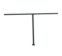 Awning Post Set Garden Balcony Patio Metal Awning Support Post Iron vidaXL