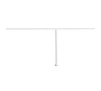 Awning Post Set Garden Balcony Patio Metal Awning Support Post Iron vidaXL