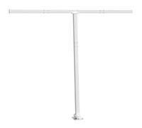 Awning Post Set Garden Balcony Patio Metal Awning Support Post Iron vidaXL