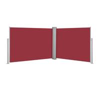 vidaXL Retractable Side Awning Red 100x600 cm UK NEW