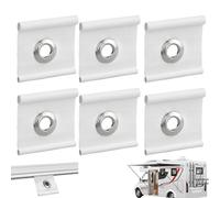 Awning Rail Eyelets, Awning Rail Eyelets, Piping Eyelets | Heavy duty piping ribbons, eyelet trim, suitable for 5-6mm/7-8mm piping rails, RVs, garden parties