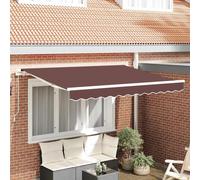 Awning Replacement Fabric Brown 3.5 x 2 m Polyester