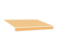 Awning Replacement Fabric Polyester Shade Canopy Patio Terrace Balcony vidaXL