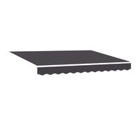 vidaXL Awning Replacement Fabric Anthracite 2.5 x 2 m Polyester
