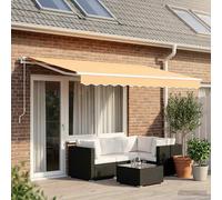 Awning Replacement Fabric Sand 5 x 3.5 m. Polyester 240gsm UV Waterproof Valance