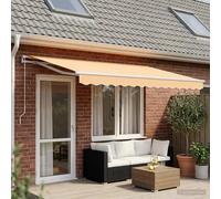 Awning Replacement Fabric Sand 5 x 3 m Polyester UV Water-Repellent Valance Set