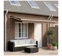 Awning Replacement Fabric Taupe 4.5 x 3.5 m Polyester 240gsm UV Water-Resistant