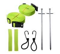 Awning Storm Straps Tie Down Kit Compatible with Kampa Dometic 2010 onwards Green Storm Tie Down for Caravan Motorhome Awnings