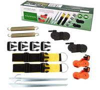 Awning Tie Down Kit Storm Straps - Storm Straps & Buckle Clips For Caravan & Porch Awnings, Universal kit With Springs & Anchors