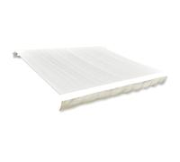 Awning Top Cream 450x300cm 100% Polyester PU Coated Sunshade Canvas Waterproof