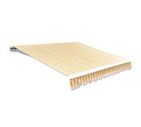 Awning Top Orange/White 450x300cm 100% Polyester PU Coated Replacement CoverXL