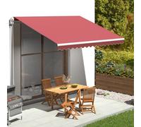 vidaXL Replacement Fabric for Awning Anthracite and White 4x3.5 m Lawn Canopy