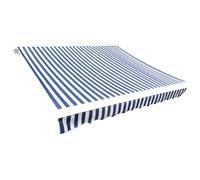 vidaXL Awning Top Sunshade Canvas Orange and Brown 350x250 cm Awning Canvas