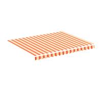 vidaXL Replacement Fabric for Awning Yellow and Orange 3x2.5 m Outdoor Canopy