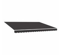 vidaXL Replacement Fabric for Awning Anthracite 5x3.5 m