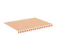 vidaXL Replacement Fabric for Awning Yellow and Orange 4x3 m Outdoor Canopy