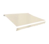 vidaXL Awning Top Sunshade Canvas Patio Awning Garden Canopy Cream 3x2.5 m