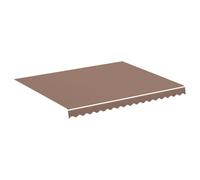 vidaXL Replacement Fabric for Awning Brown 3x2.5 m Outdoor Canopy Sunshade