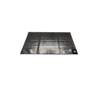 Awning Tunnel Mat with Blue Edge Trim OLPRO Ltd Black One Size