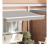 vidaXL Awning Valance Replacement Light Grey 3 m Polyester
