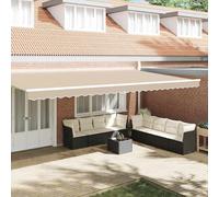 Awning Valance Replacement Beige 6 m Polyester