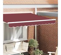 Awning Valance Replacement Burgundy Stripe 2.5 m Polyester