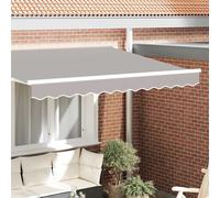 Awning Valance Replacement Light Grey 3.5 m Polyester