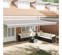 vidaXL Awning Valance Replacement Light Grey 6 m Polyester