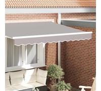 Awning Valance Replacement Light Grey Polyester 3.5m UV Water Repellent Durable
