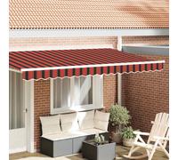 Awning Valance Replacement Orange Black Yellow 4m Polyester 380x20cm UV/Waterrep