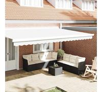 Awning Valance White 480 x 20 cm Canvas