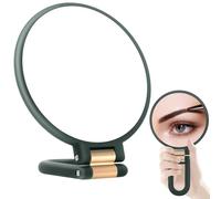 AwnsIMfreien 15x Magnifying Mirror, 15x Magnifying Mirror Double Sided Hand with Magnification and Foldable Handle, Portable Handheld Mirrors for Makeup Travel Table Desk, Hand for Women